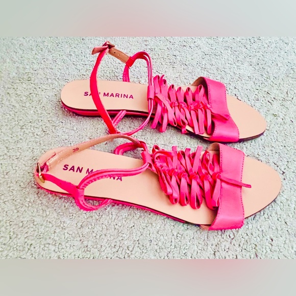 SAN MARINA SANDALS “Variana Corail/8” in POPPY PINK🌺 (Size: 39) **BRAND NEW!🎁👡** - Picture 3 of 5